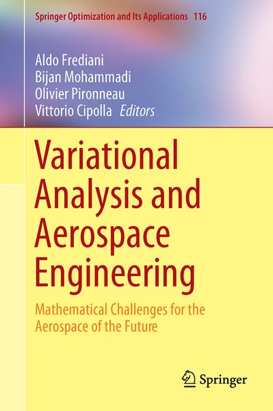 Produktbild: Variational Analysis and Aerospace Engineering