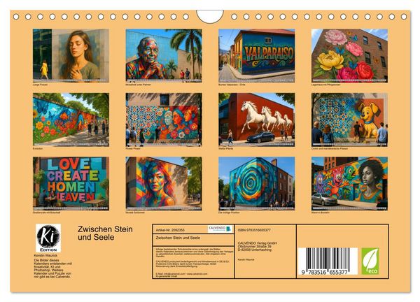 Produktbild: Zwischen Stein und Seele (Wandkalender 2026 DIN A4 quer), CALVENDO Monatskalender