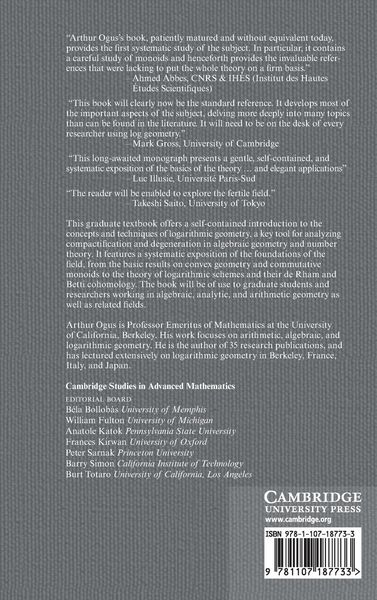 Produktbild: Lectures on Logarithmic Algebraic Geometry