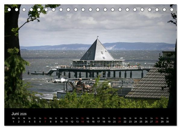 Produktbild: Usedom 2026 Rendezvous zwischen Ahlbeck und Heringsdorf (Tischkalender 2026 DIN A5 quer), CALVENDO Monatskalender