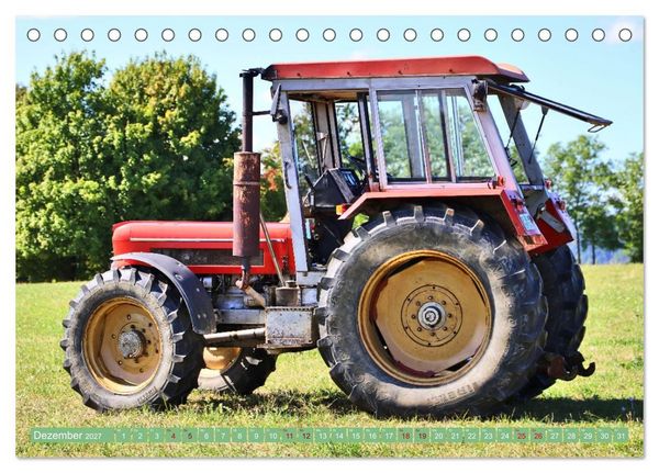 Produktbild: M&auml;nnerspielzeug Traktor Inspirationen (Tischkalender 2027 DIN A5 quer), CALVENDO Monatskalender