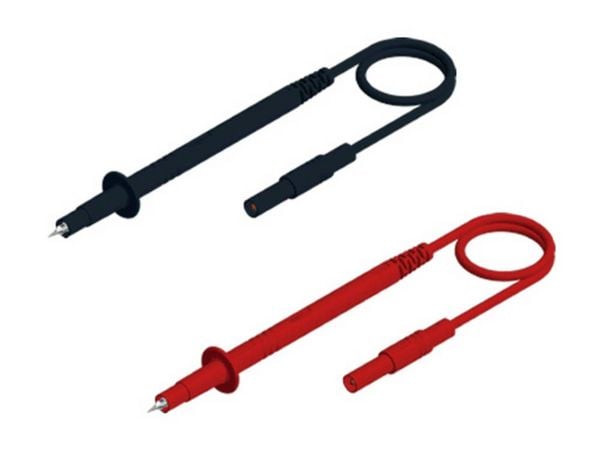 Produktbild: Hirschmann Test & Measurement PL 2600 S SET Sicherheits-Messleitungs-Set Lamellenstecker 4 mm Pr&uuml;fspitze 1.00 m Schwarz, Rot 1 St.