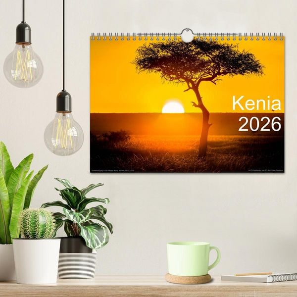 Produktbild: Kenia 2026 (Wandkalender 2026 DIN A4 quer), CALVENDO Monatskalender