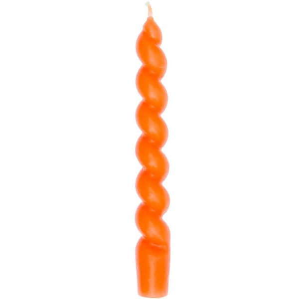 Produktbild: Spiralkerze, Soft Neon Orange