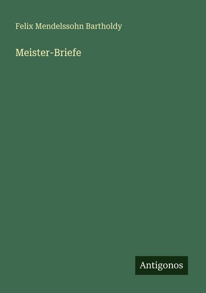 Produktbild: Meister-Briefe
