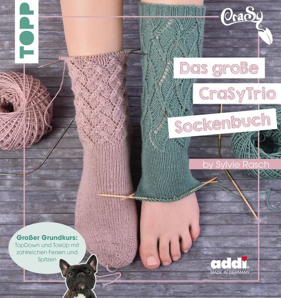 Produktbild: Das gro&szlig;e CraSyTrio-Sockenbuch