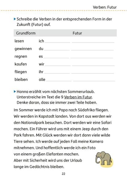 Produktbild: Mein &Uuml;bungsheft Grammatik 4. Klasse