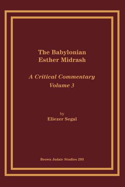 Produktbild: The Babylonian Esther Midrash