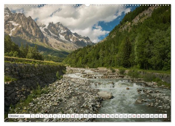 Produktbild: Natur im Aostatal (Wandkalender 2026 DIN A2 quer), CALVENDO Monatskalender