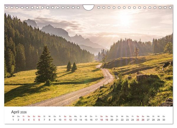 Produktbild: Emotionen der Berge (Wandkalender 2026 DIN A4 quer), CALVENDO Monatskalender