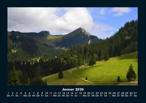 Produktbild: Berge 2026 Fotokalender DIN A4