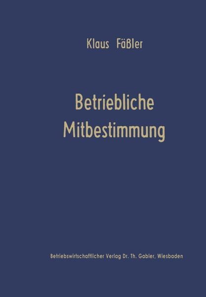 Produktbild: Betriebliche Mitbestimmung