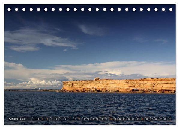 Produktbild: Formentera - Karibik im Mittelmeer (Tischkalender 2026 DIN A5 quer), CALVENDO Monatskalender