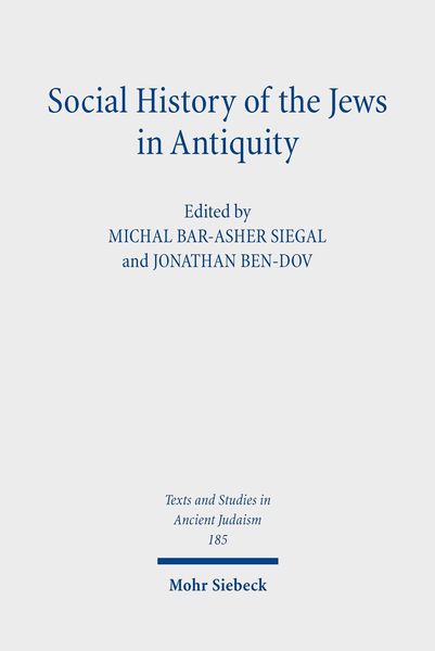 Produktbild: Social History of the Jews in Antiquity