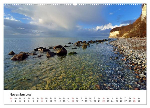 Produktbild: Insel R&uuml;gen Impressionen (Wandkalender 2026 DIN A2 quer), CALVENDO Monatskalender