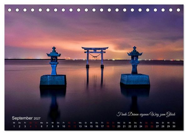 Produktbild: Magische Horizonte der Erde (Tischkalender 2027 DIN A5 quer), CALVENDO Monatskalender
