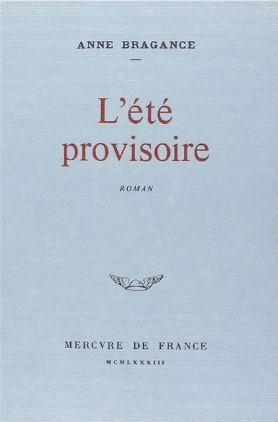 Produktbild: L'&eacute;t&eacute; provisoire