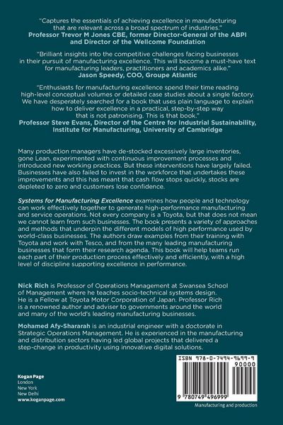 Produktbild: Systems for Manufacturing Excellence