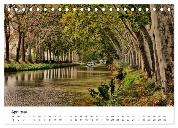Produktbild: Languedoc-Roussillon - unter der Sonne des Midi (Tischkalender 2026 DIN A5 quer), CALVENDO Monatskalender