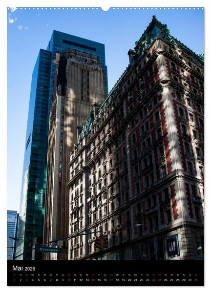 Produktbild: New York - Blickwinkel (Wandkalender 2026 DIN A2 hoch), CALVENDO Monatskalender