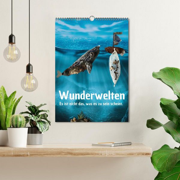 Produktbild: Wunderwelten - Es ist nicht das, was es zu sein scheint. (Wandkalender 2026 DIN A3 hoch), CALVENDO Monatskalender