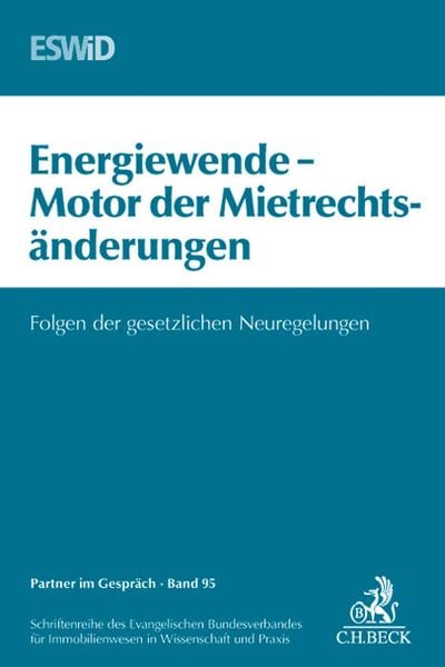 Produktbild: Energiewende - Motor der Mietrechts&auml;nderung