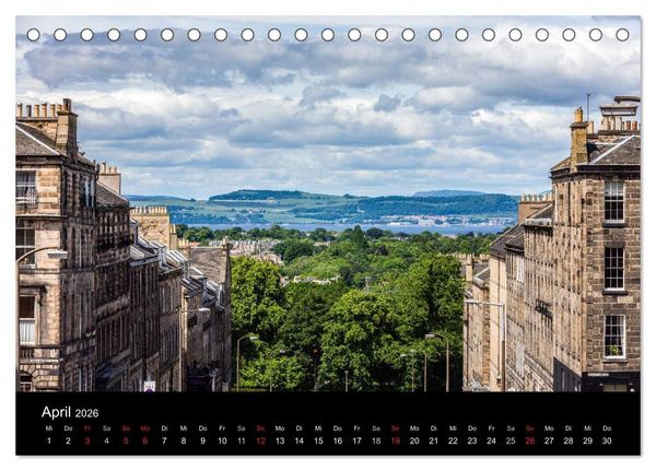 Produktbild: Faszination Edinburgh (Tischkalender 2026 DIN A5 quer), CALVENDO Monatskalender