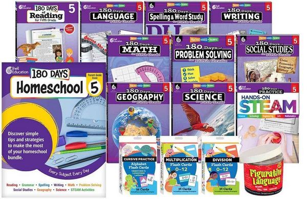 Produktbild: 180 Days(tm) Homeschool Grade 5 Set