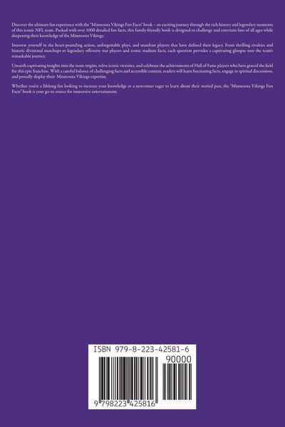Produktbild: Minnesota Vikings Fun Facts