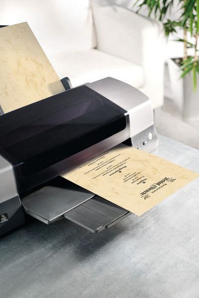 Produktbild: Design Papier Sigel A4 Marmor beige