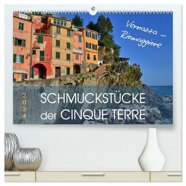 Produktbild: SCHMUCKST&Uuml;CKE der CINQUE TERRE (hochwertiger Premium Wandkalender 2026 DIN A2 quer), Kunstdruck in Hochglanz