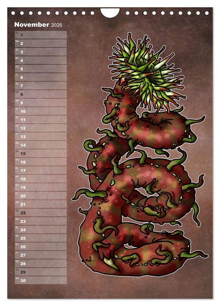 Produktbild: Bestiarium Vladi Krafft (Wandkalender 2026 DIN A4 hoch), CALVENDO Monatskalender