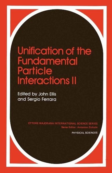 Produktbild: Unification of the Fundamental Particle Interactions II