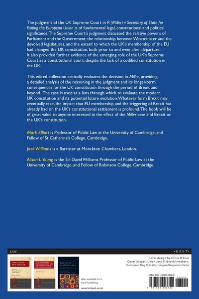 Produktbild: The UK Constitution after Miller