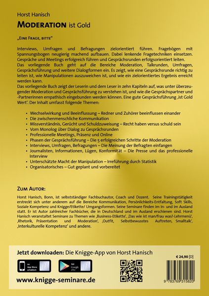 Produktbild: Moderation ist Gold