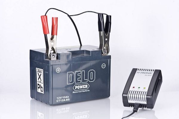 Produktbild: H-Tronic Bleiakku-Ladeger&auml;t AL800 6 V, 12V Ladestrom (max.) 0.8A