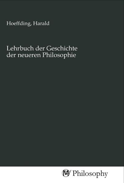 Produktbild: Lehrbuch der Geschichte der neueren Philosophie
