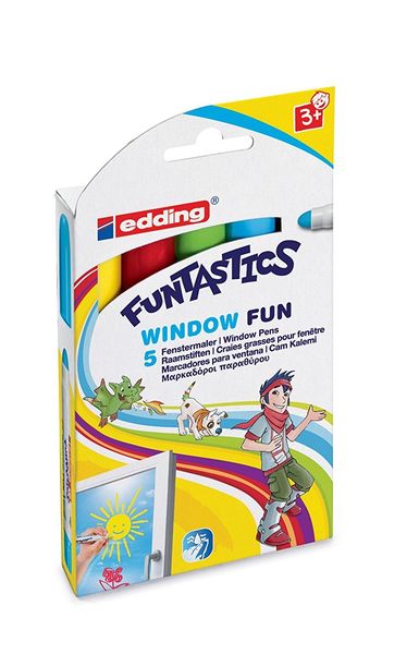 Funtastics Window Fun Marker 5er Set
