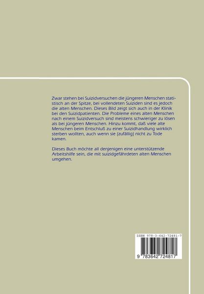 Produktbild: Suizid im Alter