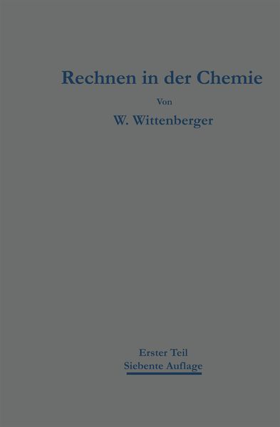 Produktbild: Rechnen in der Chemie