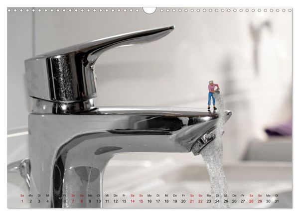 Produktbild: H&ouml;her, schneller, kleiner - Miniaturen in unserem Alltag (Wandkalender 2026 DIN A3 quer), CALVENDO Monatskalender