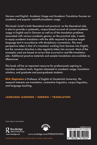 Produktbild: German and English