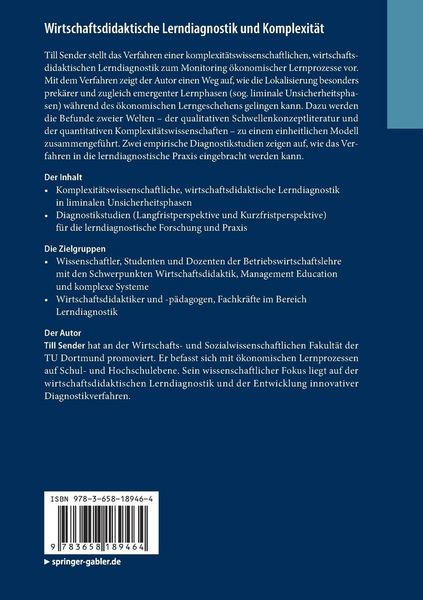 Produktbild: Wirtschaftsdidaktische Lerndiagnostik und Komplexit&auml;t