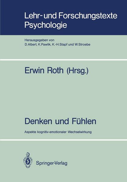 Produktbild: Denken und F&uuml;hlen