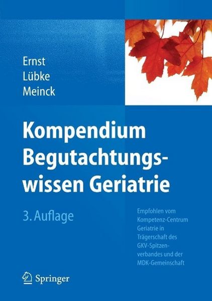 Produktbild: Kompendium Begutachtungswissen Geriatrie