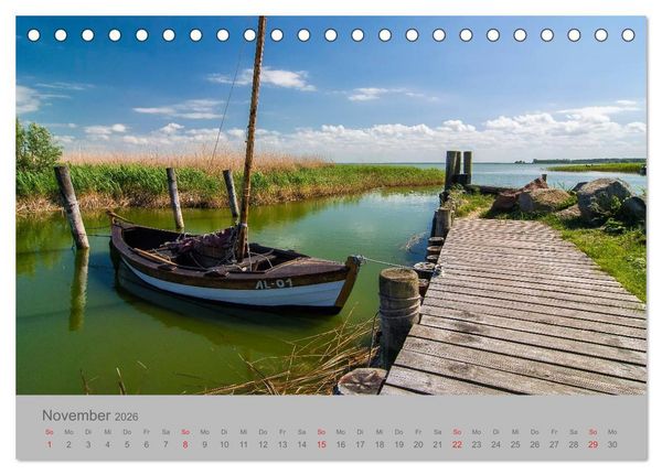 Produktbild: Ostsee, Fischland-Dar&szlig; (Tischkalender 2026 DIN A5 quer), CALVENDO Monatskalender