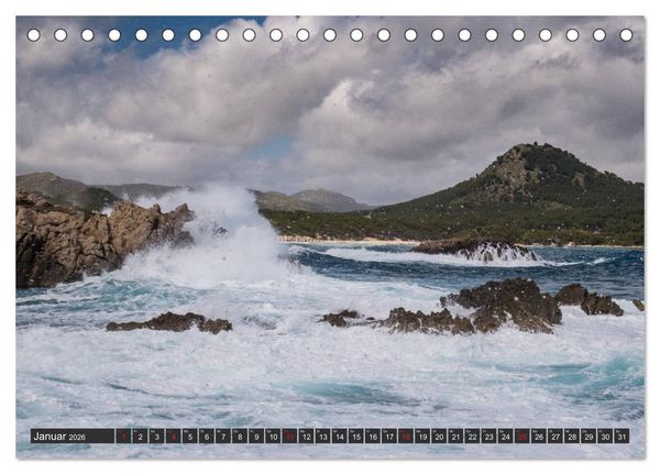 Produktbild: Cala Ratjada Kalender (Tischkalender 2026 DIN A5 quer), CALVENDO Monatskalender