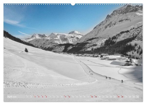 Produktbild: Arlberg - magic of winter (Wandkalender 2026 DIN A2 quer), CALVENDO Monatskalender
