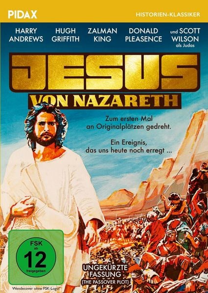 Produktbild: Jesus von Nazareth (Passover Plot) / Erstmals an Originalpl&auml;tzen gedrehte Verfilmung der Bibelgeschichte (Pidax Historien-Klassiker)