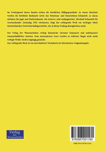 Produktbild: Lehrbuch der Forstwirtschaft f&uuml;r Waldbau- und F&ouml;rsterschulen sowie zum forstlichen Unterrichte f&uuml;r Aspiranten des Forstverwaltungsdienstes